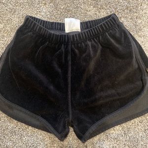 Black Honeycut rip cord shorts
